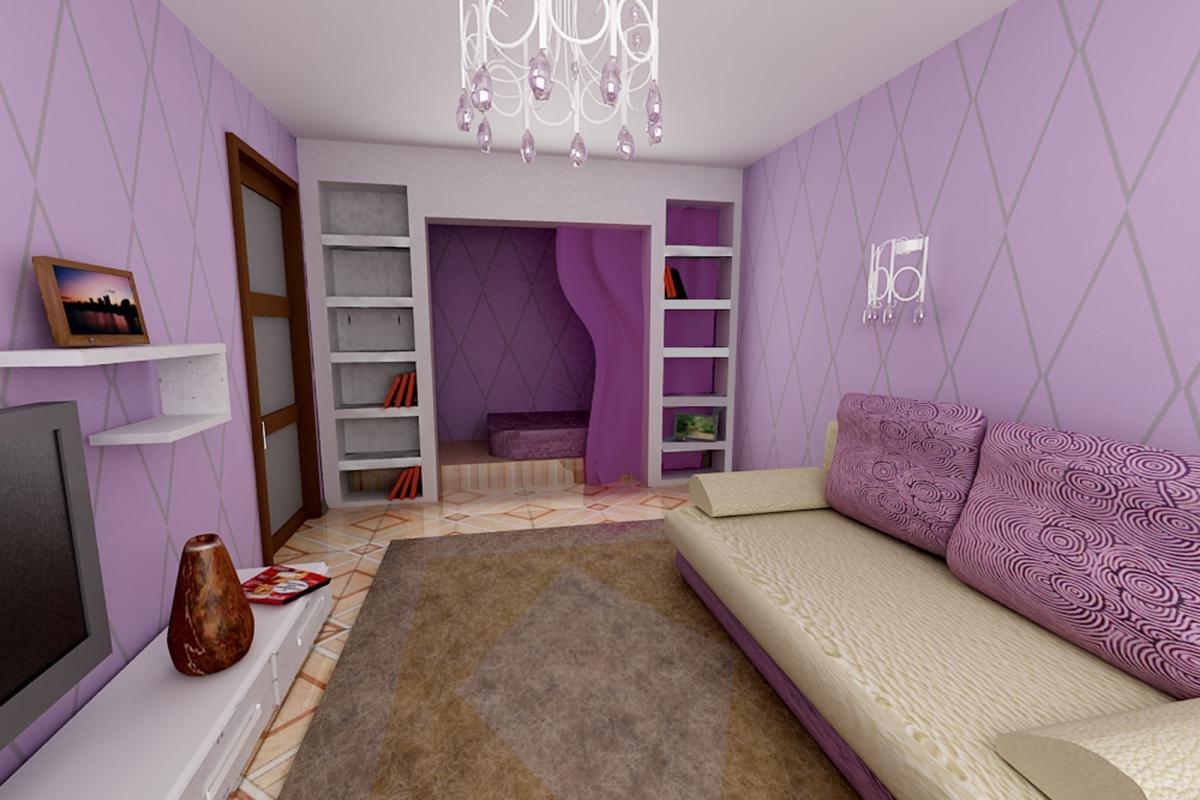 Udstyret stue-soveværelse 18 kvadrater: design, fotos, tips og metoder