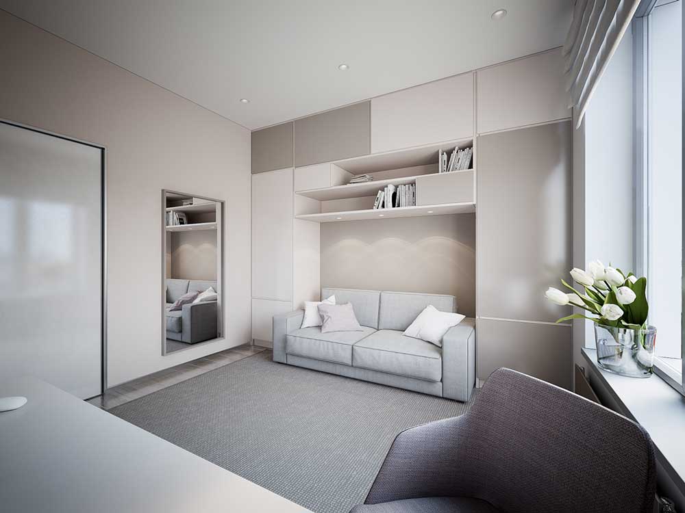 Дизайн комнаты 14 кв. м. Фото подборка лучших дизайн проектов