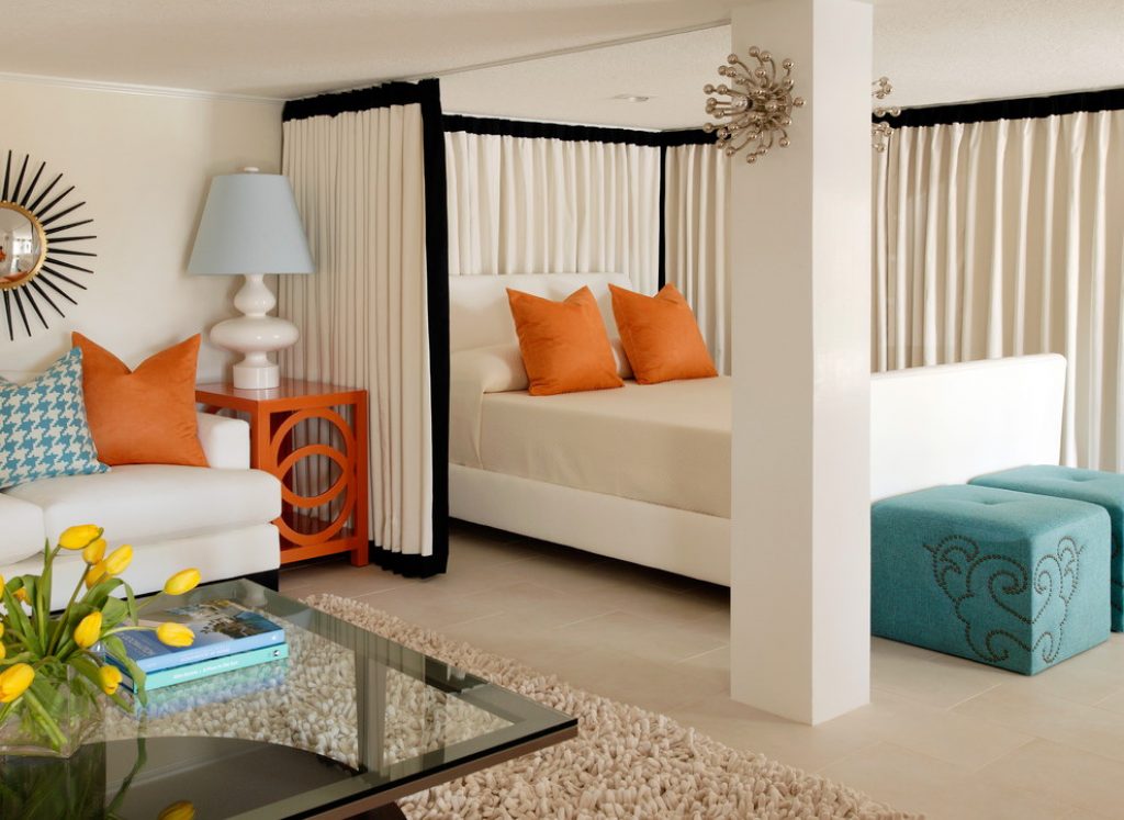 Способы Зонирования комнаты на спальню и гостиную: 195+ Фото Лучших Идей дизайна с примерами