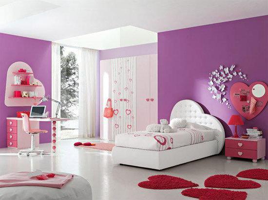 Дизайн интерьера комнаты для девочки-подростка