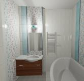 Stijlvolle en comfortabele badkamer 2 m²: videoselectie van sanitair en zelfreparatie, 52 foto's